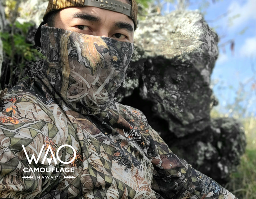 Wao Camouflage™ Longsleeve Shirt in Pa'akea (Limestone) – Wao Camouflage Co.